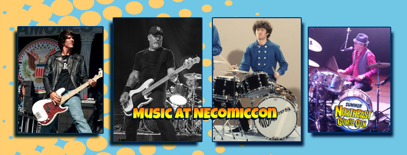 Music at NorthEast ComicCon July 6-8