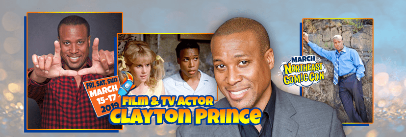 TV and Film star Clayton Prince at NEComicCon March 15-17
