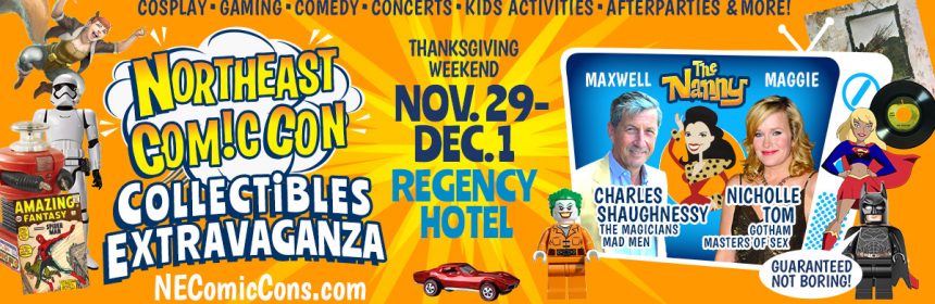 Charles Shaughnessy and Nicholle Tom from The Nanny at NEComicCon
