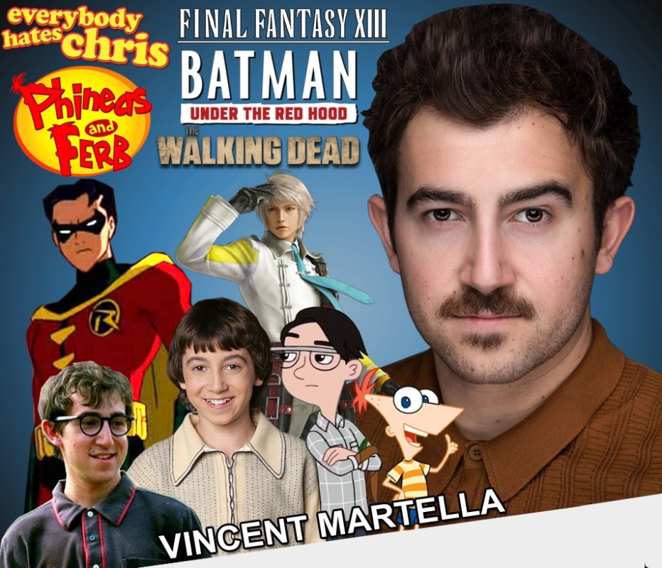 Vincent Martella "Phineas" Voice Actor at NEComicCon March 13-15
