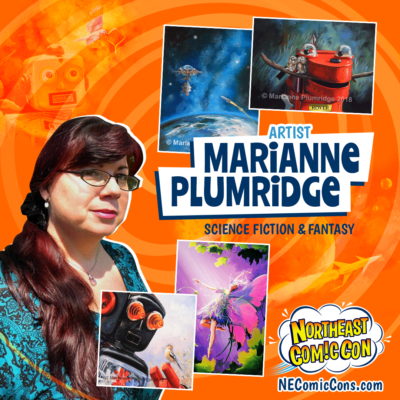 Meet Sci-Fi Artist Marianne Plumridge at NEComicCon November 24-26, 2023!