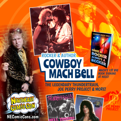 Cowboy Mach Bell Rocks the NEComicCon with Mach-A-Roake on Nov. 24 & 25!