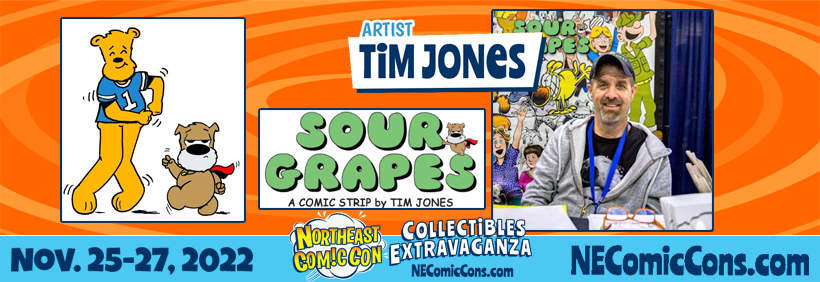 Sour Grapes Creator, Artist, and Writer Tim Jones Comes to Boxborough!