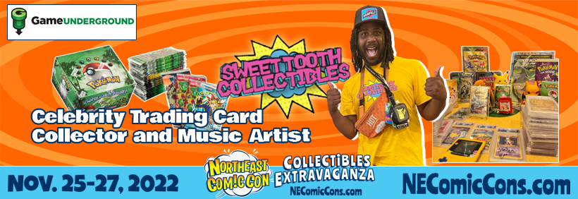 Sweet Tooth Collectibles Opening Pokémon Packs Live at NEComicCon Nov 25-27