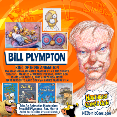 Bill Plympton - Vanity Fair, The New Yorker, Couch Gags for The Simpsons
