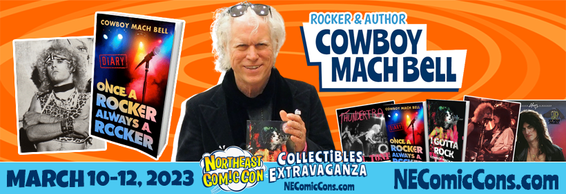 Get ready to rock with Cowboy Mach Bell at the NorthEast ComicCon
