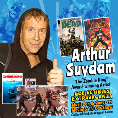 Rock the Weekend with the "Zombie King," Arthur Suydam at MusicCon