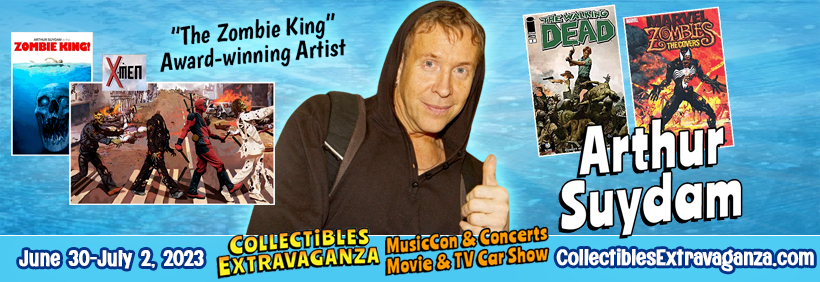 Rock the Weekend with the "Zombie King," Arthur Suydam at MusicCon