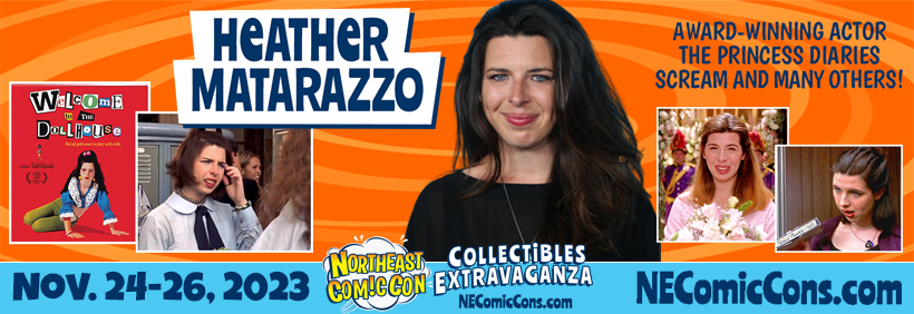 Meet Indie Darling Heather Matarazzo at NEComicCon Nov. 2023