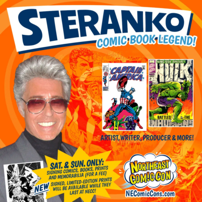 Meet Legendary Comic Book Artist and Writer Jim Steranko, at the NEComicCon