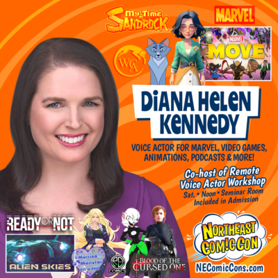 NEComicCon Welcomes Diana Helen Kennedy, Boston-Based Voice & Stage Star