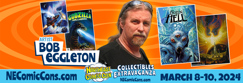 Coming to NEComicCon: Bob Eggleton, Master of SciFi, Fantasy & Godzilla Art