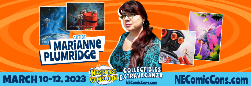 Marianne Plumridge returns to NorthEast ComicCon in Boxborough, MA
