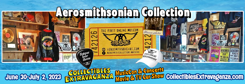 Aerosmithsonian Collection: A Display of Rare Vintage Aerosmith Memorabilia