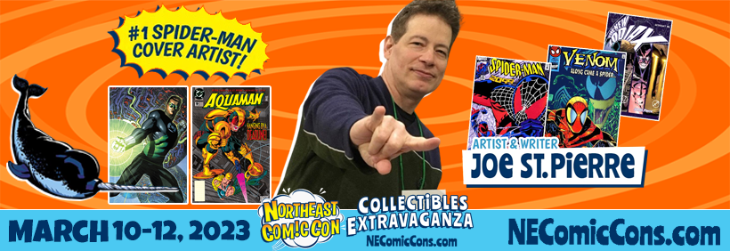 Renowned Comic Book Artist and Writer Joe St.Pierre Returning March 10-12